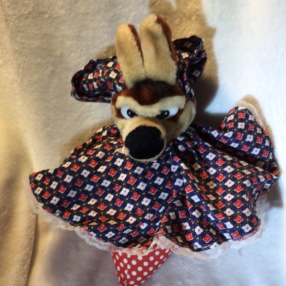 Vintage Little Red Riding Hood, Grandma, & Wolf multi character flip Stuff Toy - Picture 2 of 10